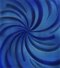 “Girdap II /Whirlpool II” 2001 Tuval üzerine akrilik / Acrylic on canvas  125x125cm